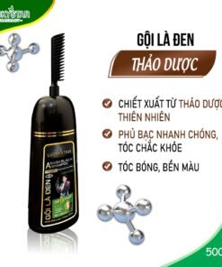 ( Dầu Gội Phủ Bạc ) Gội Là Đen Lucky Star Màu Đen 250/500ml 16 thaoduoc6