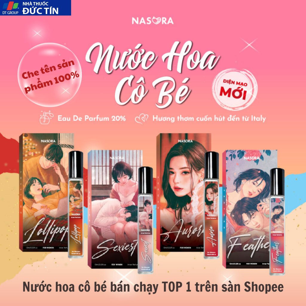 Nước hoa vùng kín nữ NASORA quyến rũ, thơm lâu 26 thombim2