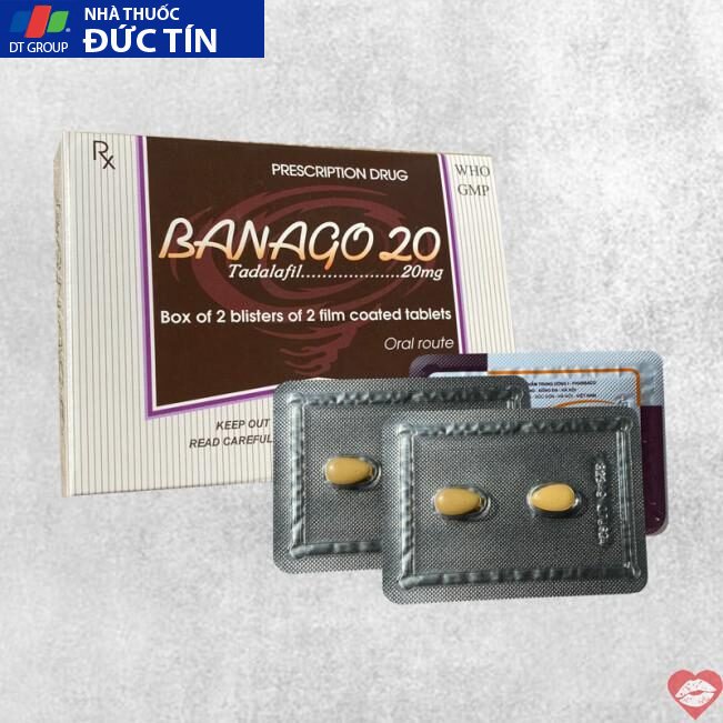 Thuốc Banago 20mg trị rối loạn cương dương chống xuất tinh sớm kéo dài thời gian 2 thuoc banago 20mg tri roi loan cuong duong chong xuat tinh som keo dai thoi gian