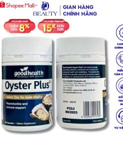 Tinh Chất Hàu Good Health Oyster Plus New Zealand giúp tăng cường sinh lý nam giới hộp 60 viên