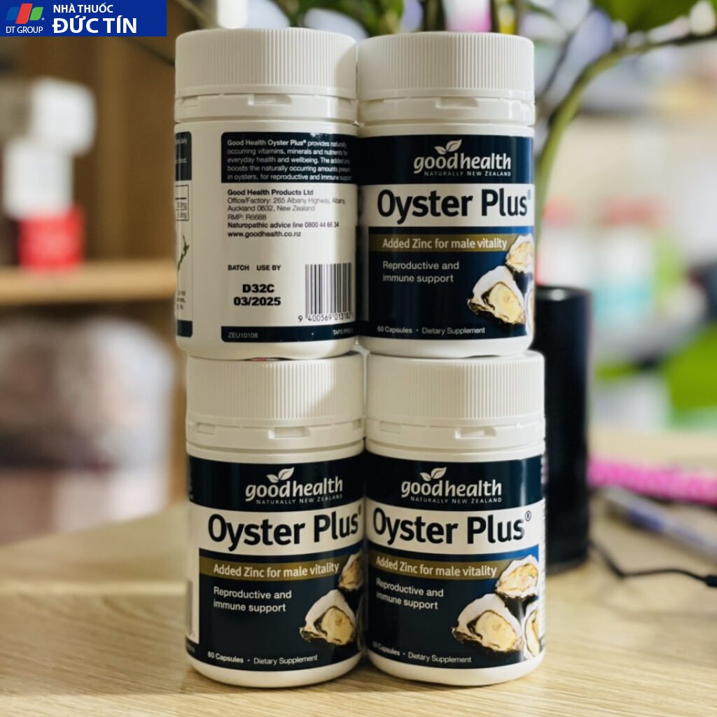 Tinh Chất Hàu Good Health Oyster Plus New Zealand giúp tăng cường sinh lý nam giới hộp 60 viên 20 tinhchat9 1