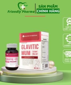 Vitamin Tổng Hợp Glavitic Mum Cho Mẹ Bầu Khỏe Mạnh, Giảm Ốm Nghén GRAND NUTRITION (hộp 30v)