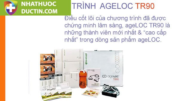 Bộ sản phẩm kiểm soát cân nặng ageLOC TR90 33 tr90 nubeautycomvn