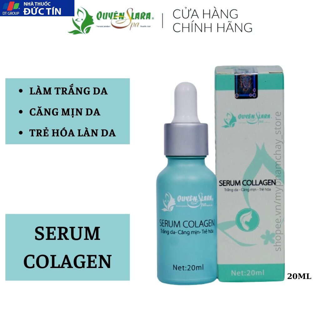 Serum Collagen Quyên Lara Trẻ Hoá Làn Da,Cung Cấp Dưỡng Ẩm Chuyên Sâu Ngăn Ngừa Lão Hóa Da 20ml, 21 trehoa1