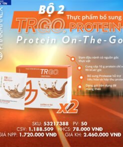 Thực phẩm bổ sung TRGO Protein+ ( 15 gói- 22g/ gói) 9 trgo protein