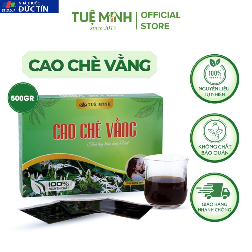 Cao chè vằng lợi sữa thương hiệu Tuệ Minh, hộp 500 gram 20 miếng 23 tueminh1