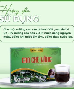 Cao chè vằng lợi sữa thương hiệu Tuệ Minh, hộp 500 gram 20 miếng 11 tueminh3
