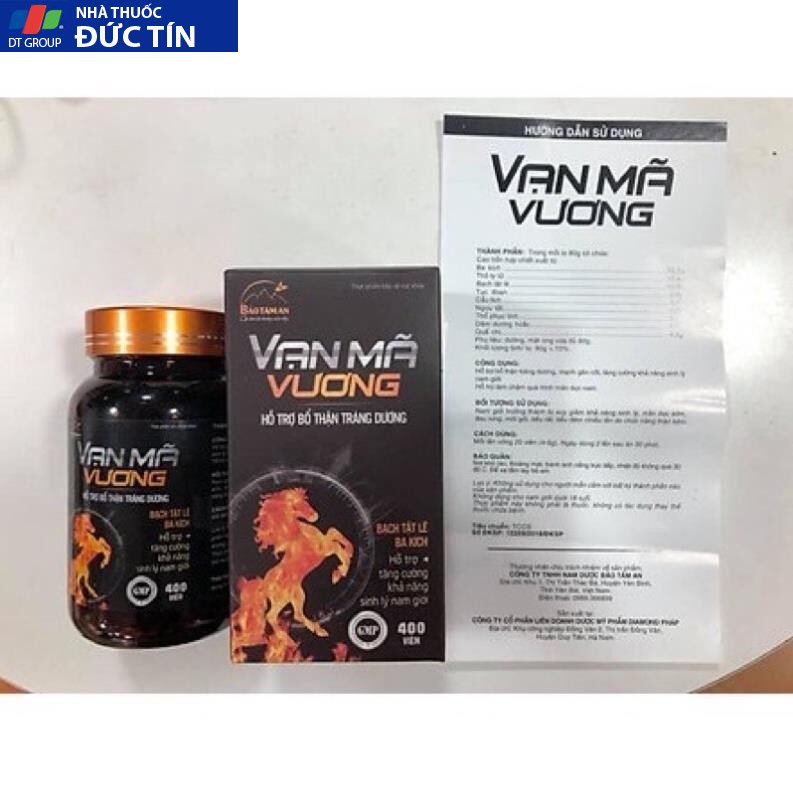 Tăng cường sinh lý VẠN MÃ VƯƠNG chống xuất tinh sớm bổ thận tráng dương nam giới 23 vanma5