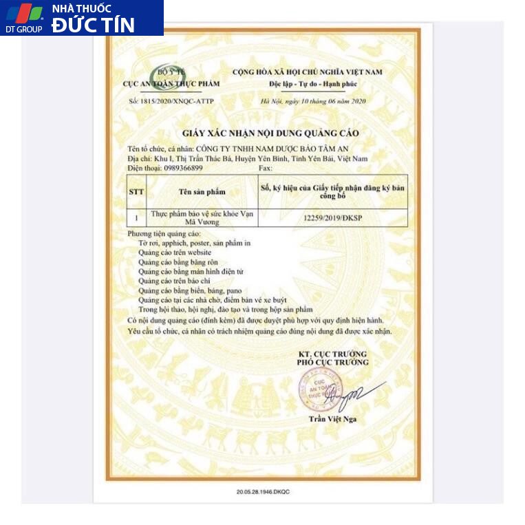 Tăng cường sinh lý VẠN MÃ VƯƠNG chống xuất tinh sớm bổ thận tráng dương nam giới 28 vanma9