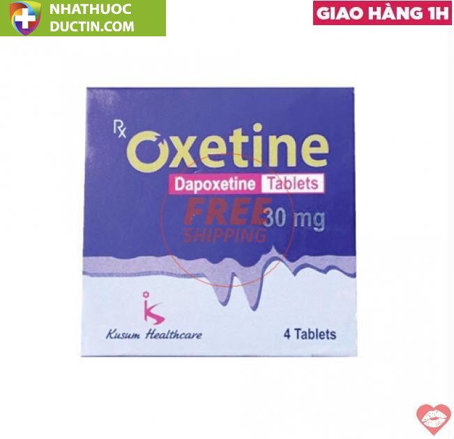 Viên uống cường dương Oxetine 30mg - Hộp 4 viên 17 vien uong cuong duong oxetine 30mg hop 4 vien