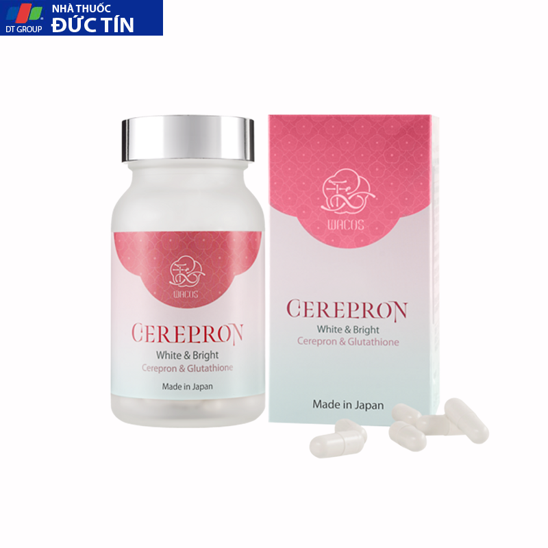 Viên uống dưỡng trắng da Wacos Cerepron Nhật Bản Chính hãng 12 vien uong duong trang da wacos cerepron nhat ban 8 1