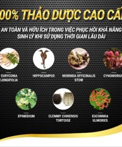 Viên uống phục hồi sinh lý kéo dài thời gian Powergra For Men Rino - Vỉ 1 viên 11 vien uong phuc hoi sinh ly keo dai thoi gian powergra for men rino vi 1 vien 3