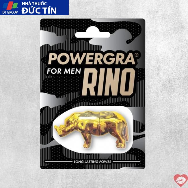 Viên uống phục hồi sinh lý kéo dài thời gian Powergra For Men Rino - Vỉ 1 viên 17 vien uong phuc hoi sinh ly keo dai thoi gian powergra for men rino vi 1 vien