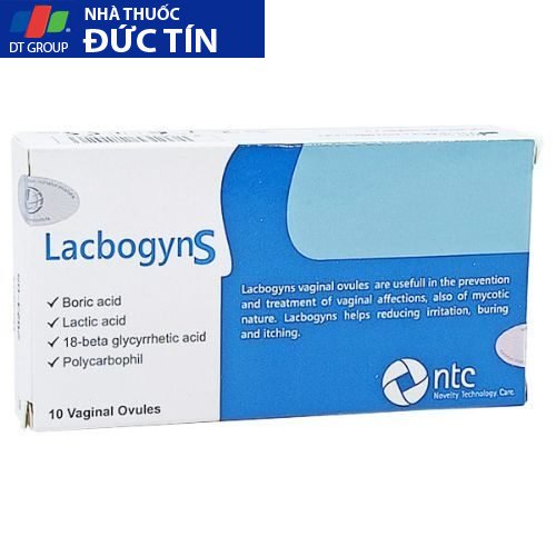 Viên đặt âm đạo LACBOGYNS hộp 2 vỉ x 5 viên 19 viendat1
