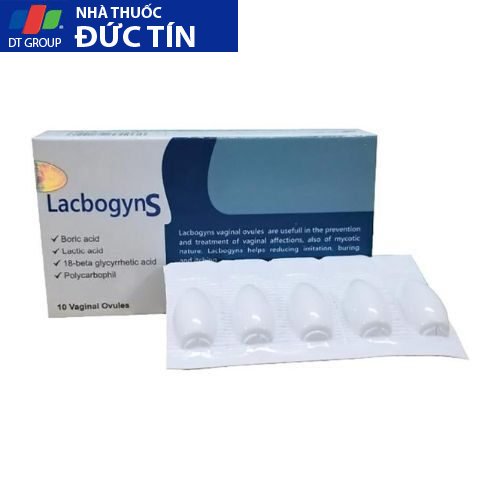 Viên đặt âm đạo LACBOGYNS hộp 2 vỉ x 5 viên 16 viendat3