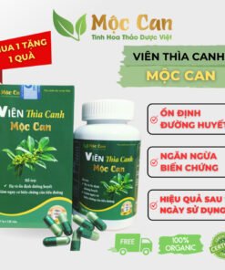 Viên hạ đường huyết Thìa Canh Mộc Can, khắc tinh biến chứng tiểu đường hộp 120 viên
