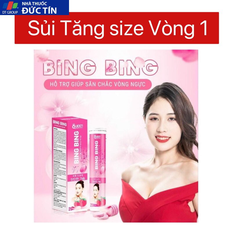 Hộp 20 viên sủi nở Ngực Tăng size vòng 1 , giúp săn chắc, căng tròn 12 vn 11134207 7qukw nonguc1