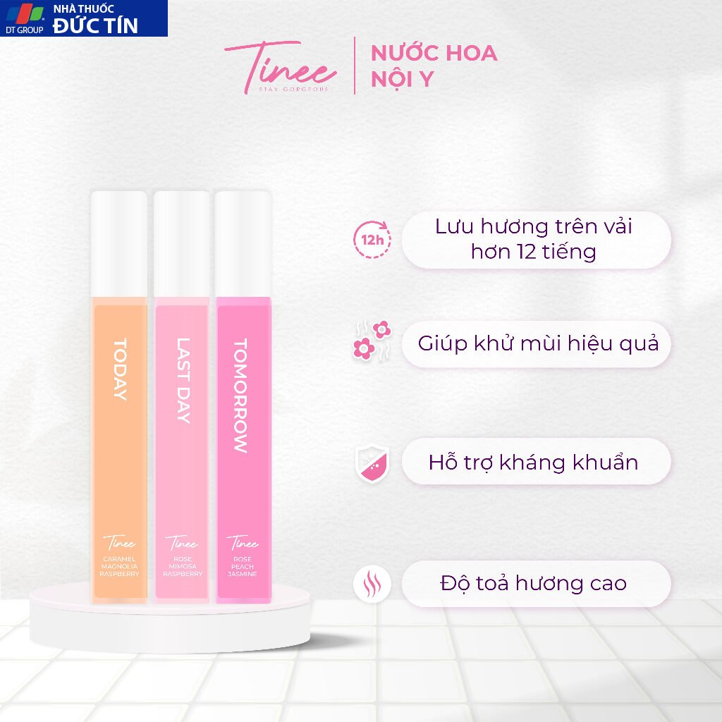 Nước Hoa Vùng Kín Vải Nội Y Tinee 3 Tầng Hương Khử Mùi Đồ Lót Lưu Hương 12h (10ml/ chai) 22 vungkin1 1