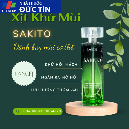 Xịt Khử Mùi Hôi Nách, Hôi Chân Sakito Chính Hãng 46 xit khu mui hoi nach sakito chinh hang 500x500 1