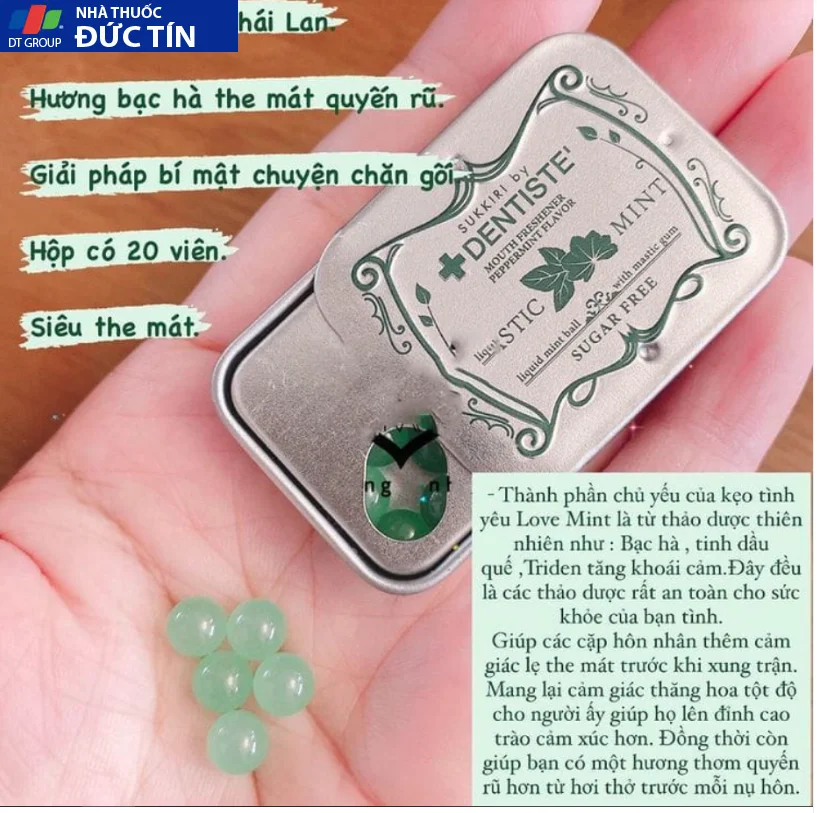 Kẹo Phòng The Lovemint Chính Hãng Thái Lan - Ảnh 3
