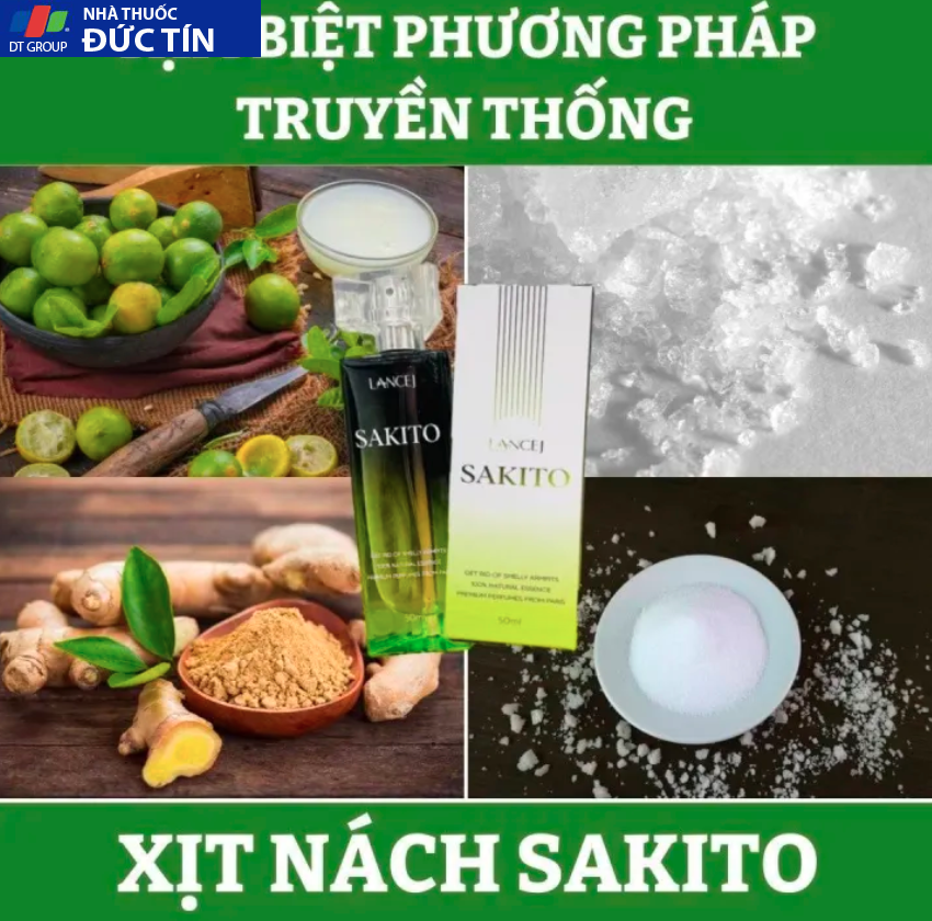 Chai Xịt Sakito Lancej Khử Mùi Hôi Nách Chính Hãng 16 Sakito Khu Mui