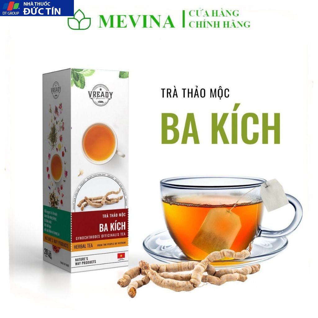 Trà Ba Kích Tăng Thời Gian Quan Hệ Cho Nam, Hỗ Trợ Sinh Lý Nam, Hộp 20 Gói Lọc -Mevina Store 25 bakich5