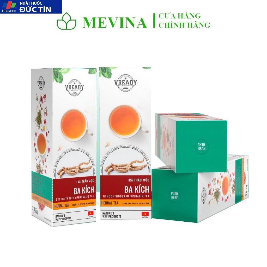 Trà Ba Kích Tăng Thời Gian Quan Hệ Cho Nam, Hỗ Trợ Sinh Lý Nam, Hộp 20 Gói Lọc -Mevina Store 22 bakich9