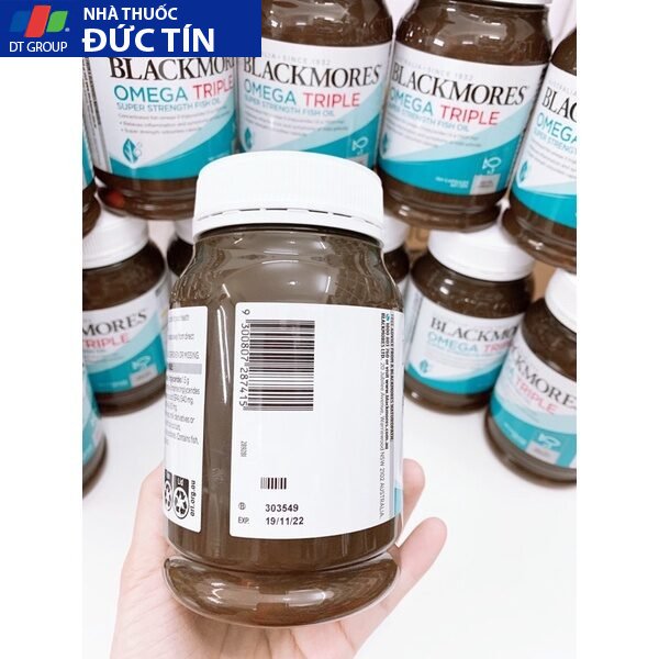 Blackmores 3 Triple Concentration Fish Oil 150 viên dầu cá 15 black5