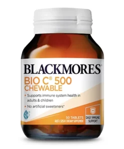 Kẹo ngậm bổ sung Vitamin C Blackmores Bio C 500mg Chewable, hộp 50 viên