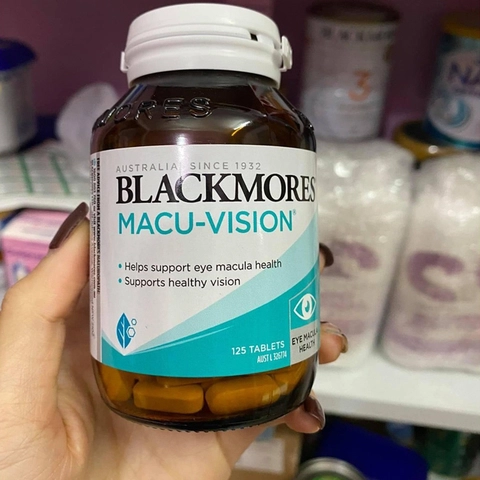 Viên uống bổ mắt Blackmores Macu Vision hộp 125 viên 12 blackmores macu vision 125 vie n 1