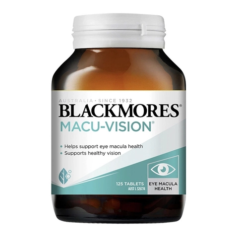 Viên uống bổ mắt Blackmores Macu Vision hộp 125 viên 11 blackmores macu vision hop 125 vien 1