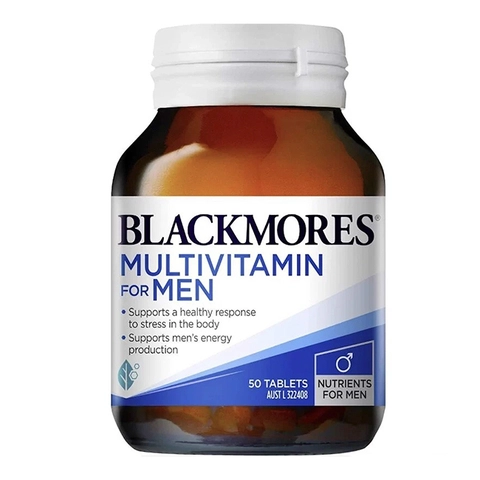 Vitamin tổng hợp cho nam giới Blackmores Multivitamin For Men, hộp 50 viên 13 blackmores multivitamin for men hop 50 vien 1