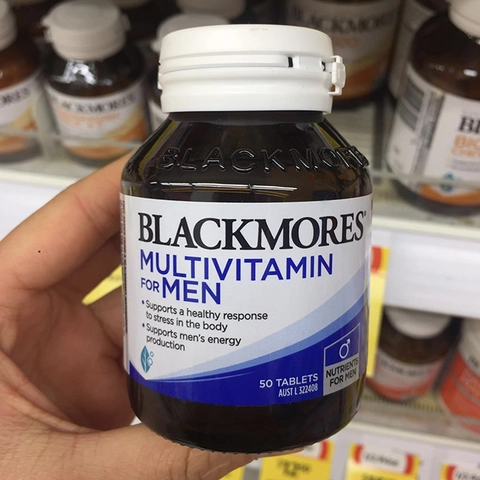 Vitamin tổng hợp cho nam giới Blackmores Multivitamin For Men, hộp 50 viên 10 blackmores multivitamin for men hop 50 vien 3