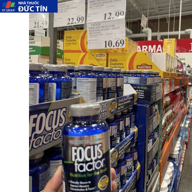 Viên Uống Bổ Não FOCUS Factor – Tăng Cường Trí Nhớ - 180 viên 25 bonam1 1