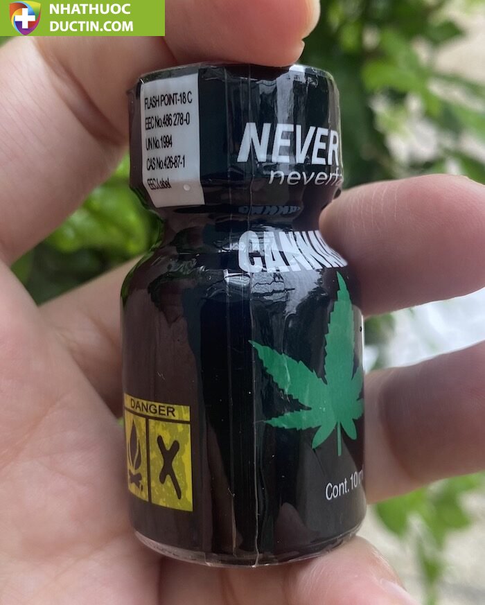 Popper Cannabis 10ml Never Fake It chính hãng Mỹ dành cho Top Bot 22 cannabis popper