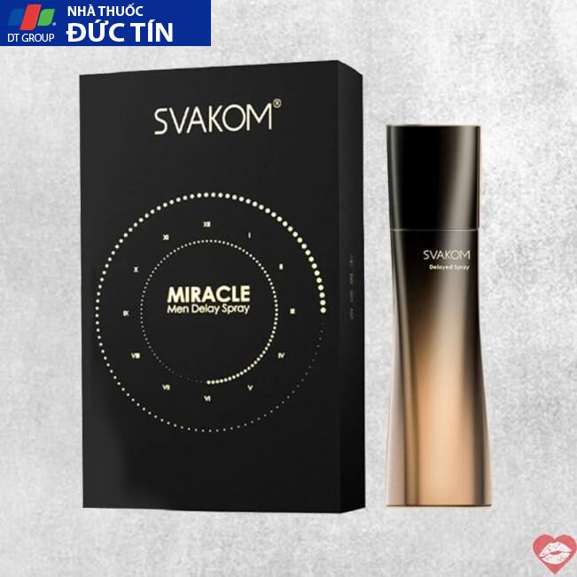 Chai xịt chống xuất tinh sớm Svakom Miracle Men Delay Spray 2 chai xit chong xuat tinh som svakom miracle men delay spray