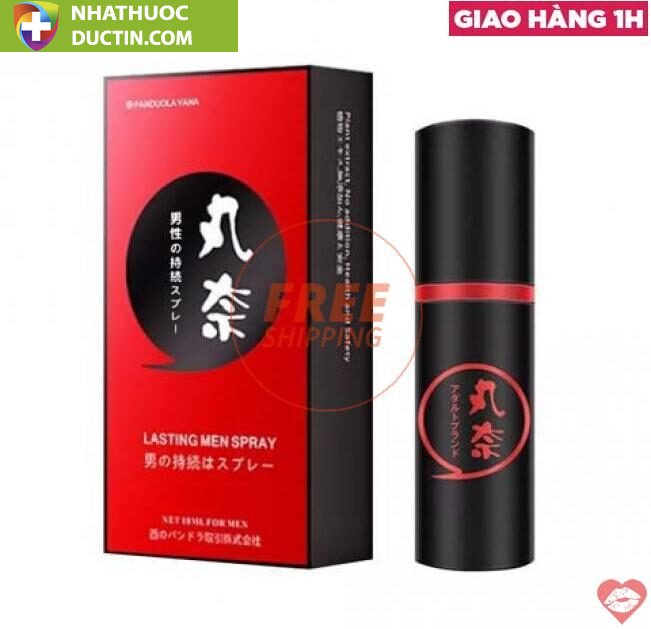 Chai xịt HongKong Panduola Lasting Spray Red - Kéo dài thời gian - Chai 10ml 2 chai xit hongkong panduola lasting spray red keo dai thoi gian chai 10ml