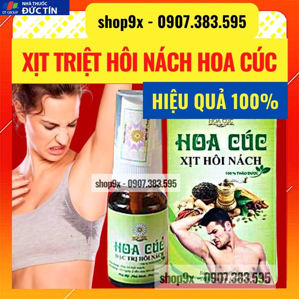 Xịt Hôi Nách Hoa Cúc Chính Hãng - Khử Mùi Và Giảm Thâm Hiệu Quả - Dung Tích 10ml // Shop9X 24 ho9inach1 1