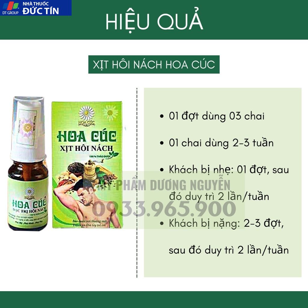 Xịt Hôi Nách Hoa Cúc Chính Hãng Dứt Hôi Nách Nhanh Chóng Hiệu Quả (Mẫu Mới 10ml) 21 hoacuc3 1