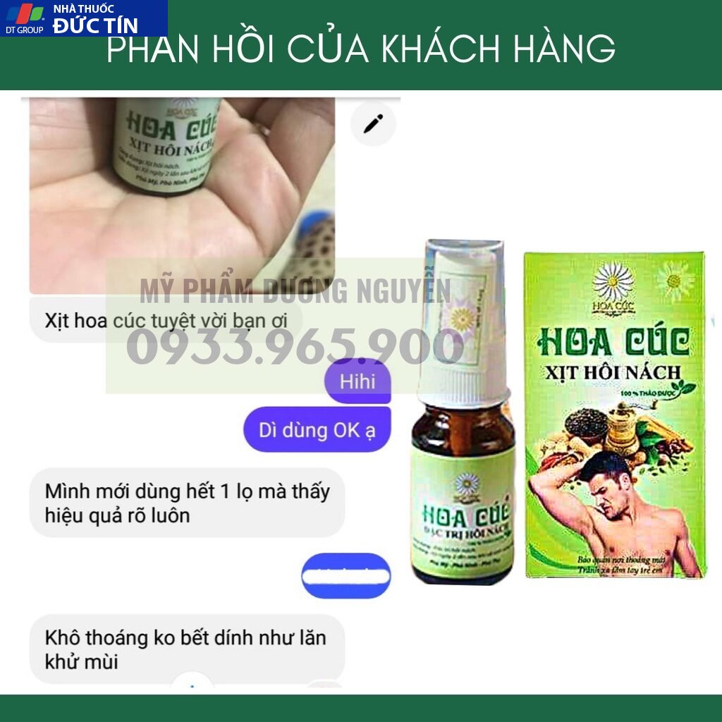 Xịt Hôi Nách Hoa Cúc Chính Hãng Dứt Hôi Nách Nhanh Chóng Hiệu Quả (Mẫu Mới 10ml) 18 hoacuc7 1