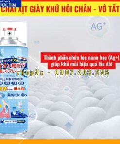 Chai Xịt Khử Mùi Hôi Giày Vớ Tất, Công Nghệ Nano Bạc Khử Mùi Hôi Chân Hiệu Quả 11 hoi4