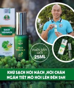 Sạch hôi nách, hôi chân CÚ ĐẤM THÉP