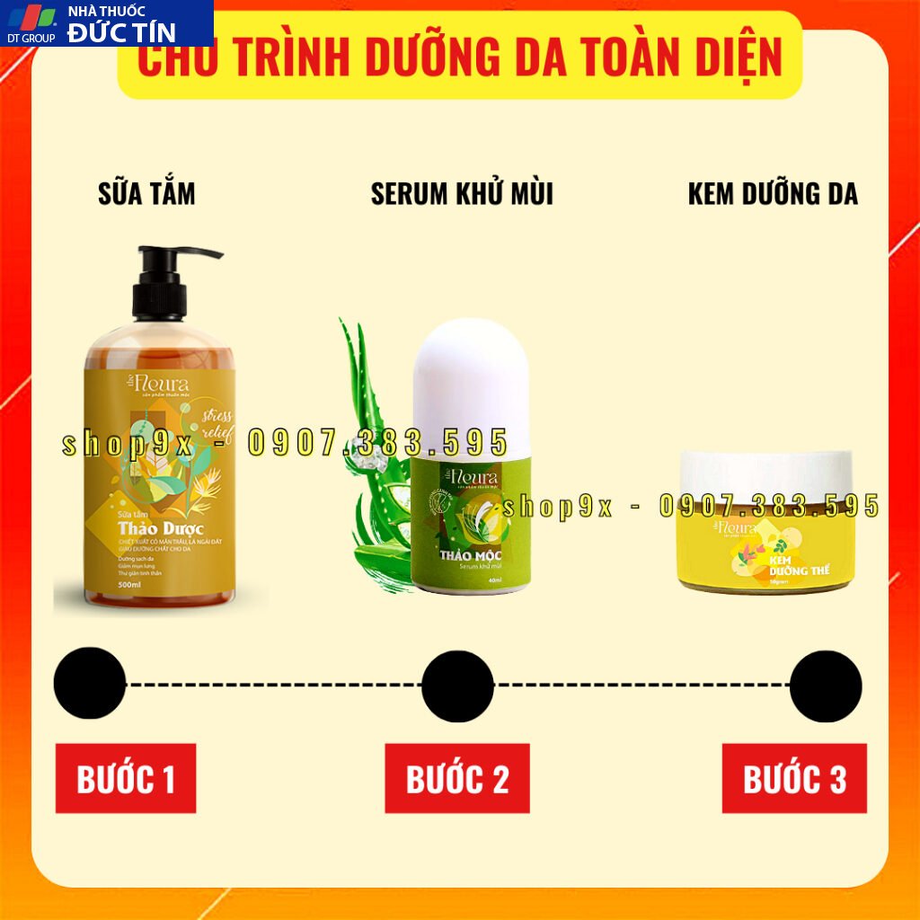 Serum lăn khử mùi hôi nách thảo mộc, giảm mồ hôi, giảm thâm nách THE FLEURA 40ml 19 hoinachflo4