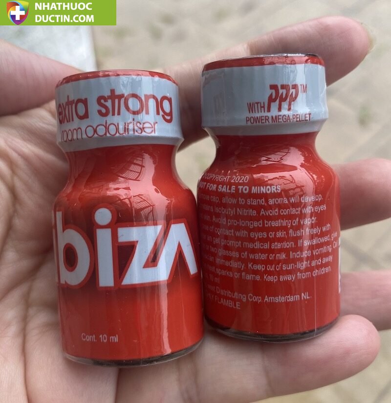 Poppers Ibiza 10ml chính hãng Mỹ PWD dành cho Top Bot mạnh nhất 15 ibiza poppers