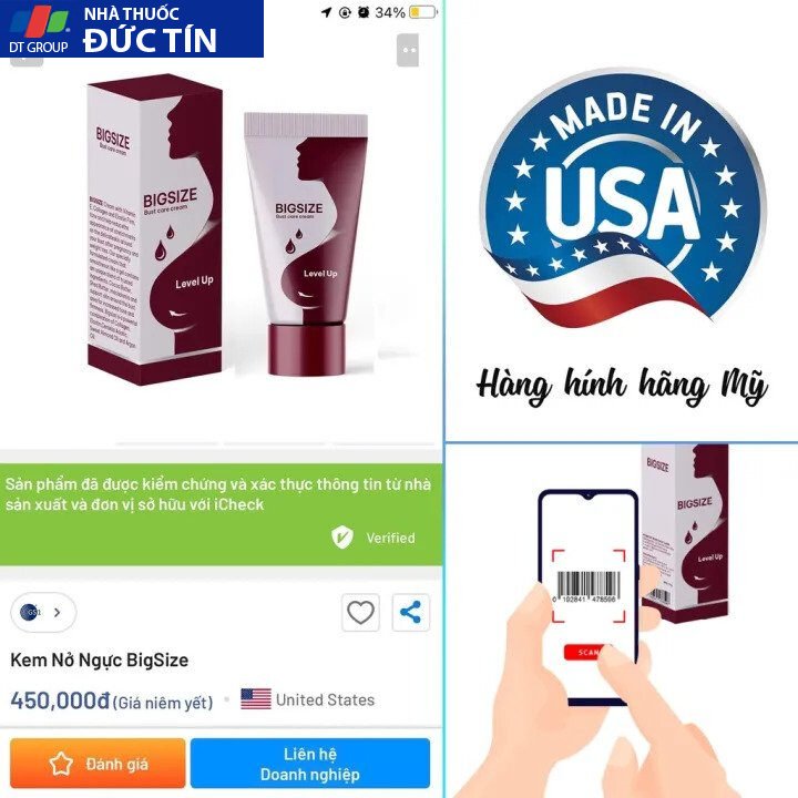 Kem Nở Ngực Bigsize Cream Săn Chắc Vòng 1 Hiệu Quả Hàng Chính Hãng 50g 27 kemno2 1