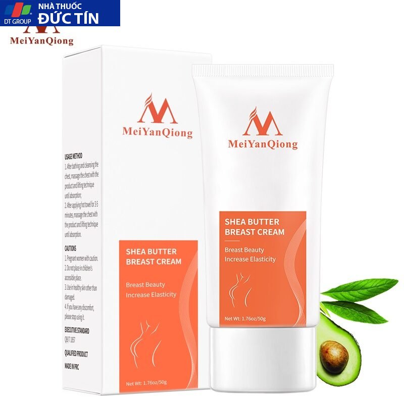 Kem mát xa nở ngực tự nhiên MeiYanQiong làm săn chắc vòng giảm chảy xệ sau sinh chăm sóc giữ ẩm tạo vòng ngực săn chắc 50g 21 kemno8 1
