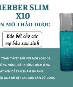 Kem Tan Mỡ Bụng Thảo Dược Herber Slim X10 Quyên Lara,Công Nghệ Nano Hiệu Quả Gấp 10 Lần Đánh Tan Mọi Loại Mỡ Thừa 200ml