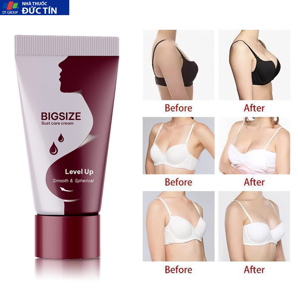 Kem Nở Ngực Bigsize Cream Săn Chắc Vòng 1 Hiệu Quả Hàng Chính Hãng 50g 20 krmno9