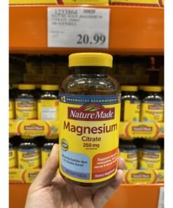 Alternative view of [HÀNG MỸ] Viên Uống Bổ Sung Magiê Nature Made Magnesium Citrate 250mg 180 VIÊN