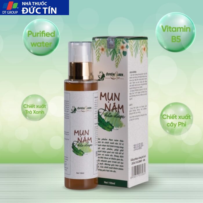 Mụn Nám Thảo Dược Quyên Lara Loại Bỏ Mụn Nám-Tàng Nhan Phục Hồi Sẹo Rỗ Giúp Tái Tạo Lại Làn Da Cho Bạn 150Ml 25 muntham3 1